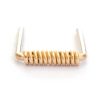 Wrapped double piercing staple earring in 14k gold filled, photo 3