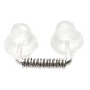 Wrapped double piercing staple earring in 14k gold filled, photo 5